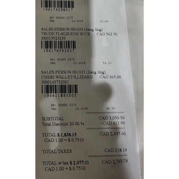 Jimmy Choo Alina Coarse Glitter Fabric Pointed Toe Flats - Picture 11 of 11